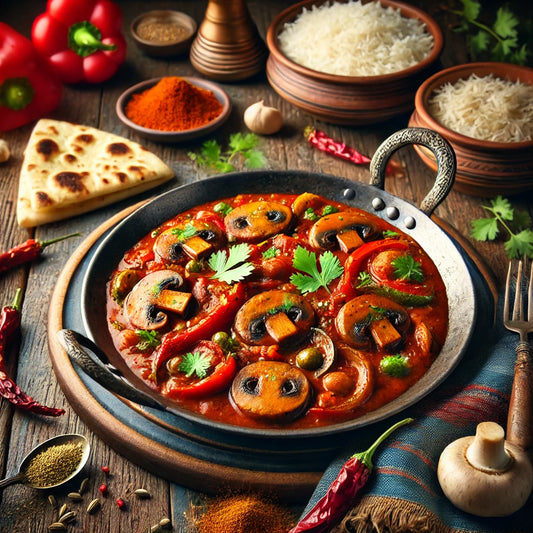 Kadai Mushroom Recipe