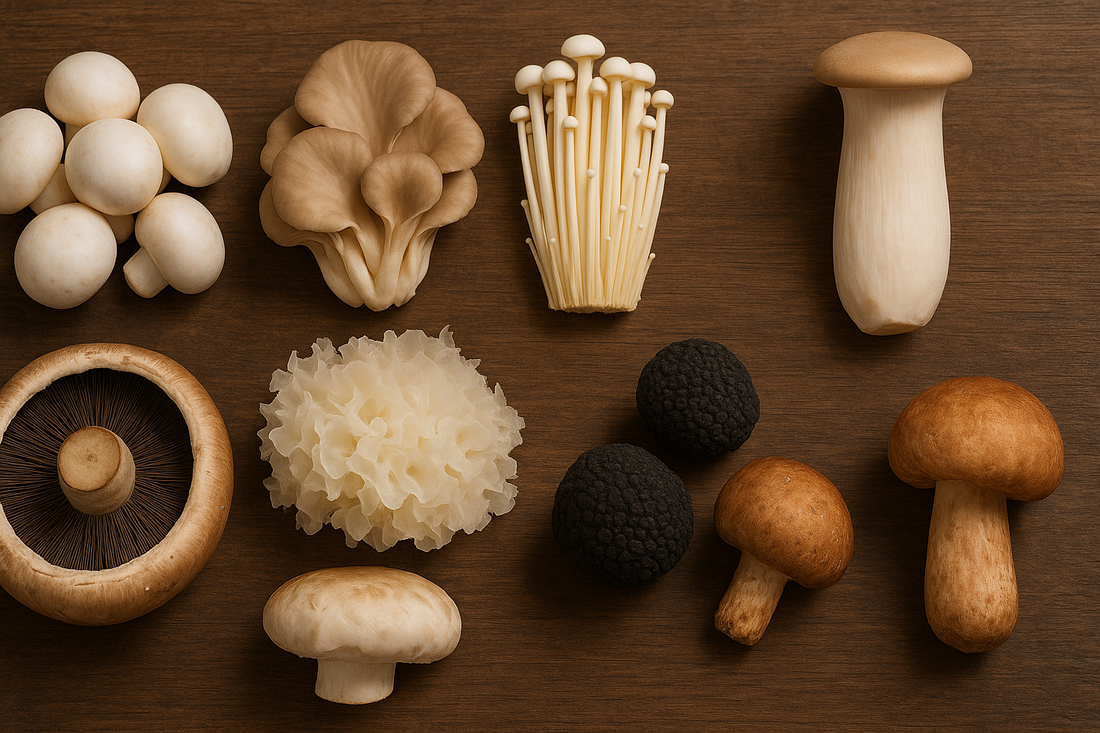 types of mushroom