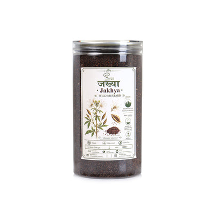 Jakhiya Wild Mustard 500 gm (Himalayan Harvest, Hand Cleaned, Gluten Free, Unprocessed, Cleome Viscosa)