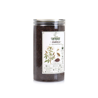 Jakhiya Wild Mustard 500 gm (Himalayan Harvest, Hand Cleaned, Gluten Free, Unprocessed, Cleome Viscosa)